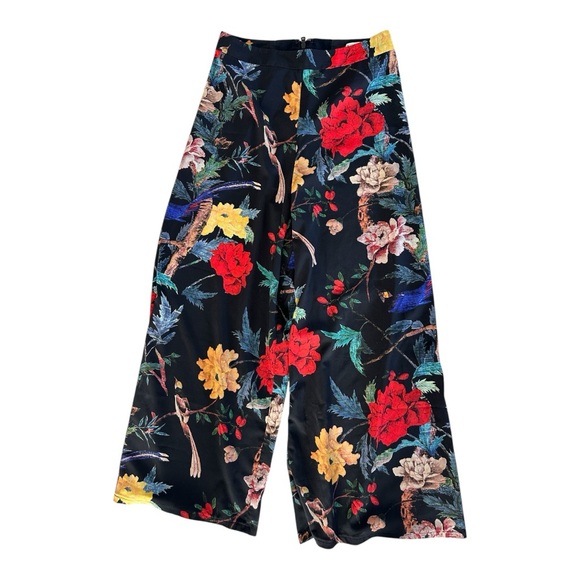 Alice + Olivia Pants - Alice & Olivia Floral Wide Leg Pant